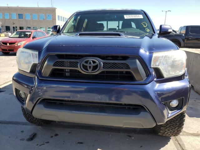 3TMLU4EN4DM119377 - 2013 TOYOTA TACOMA DOUBLE CAB BLUE photo 5