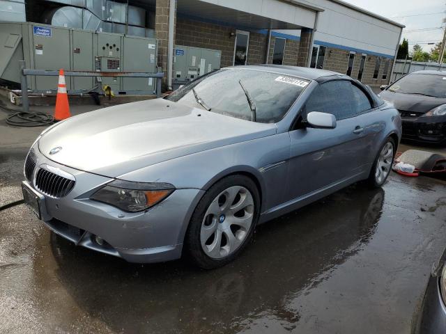 WBAEK73414B260521 - 2004 BMW 645 CI AUTOMATIC GRAY photo 1