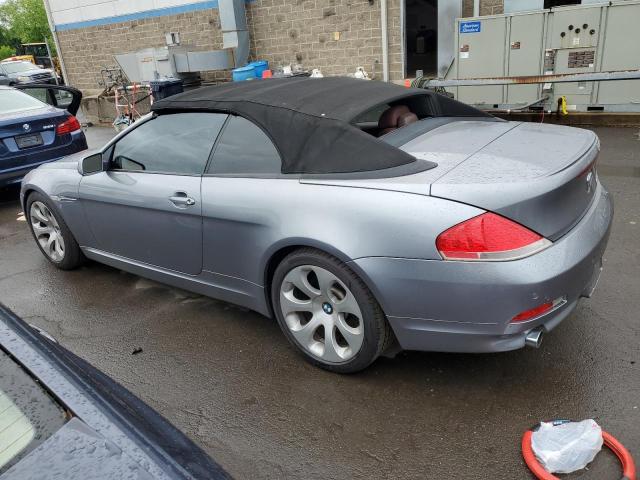 WBAEK73414B260521 - 2004 BMW 645 CI AUTOMATIC GRAY photo 2
