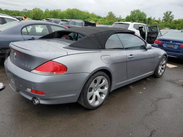 WBAEK73414B260521 - 2004 BMW 645 CI AUTOMATIC GRAY photo 3