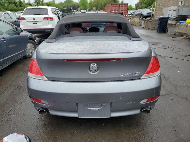 WBAEK73414B260521 - 2004 BMW 645 CI AUTOMATIC GRAY photo 6