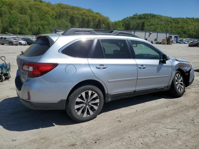 4S4BSANC5G3348828 - 2016 SUBARU OUTBACK 2.5I LIMITED SILVER photo 3