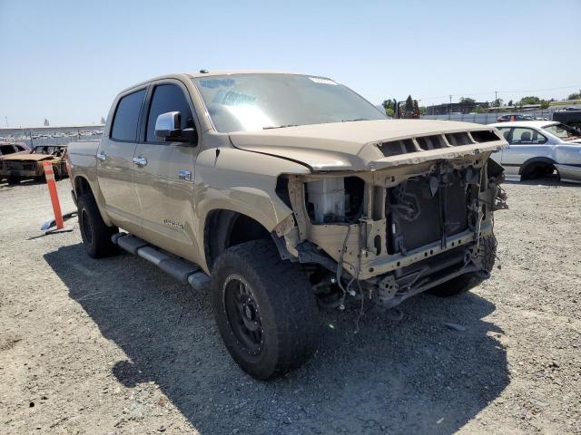 5TFHY5F15HX585962 - 2017 TOYOTA TUNDRA CREWMAX LIMITED TAN photo 4