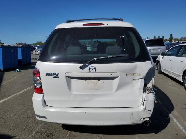 JM3LW28A840501378 - 2004 MAZDA MPV WAGON WHITE photo 6