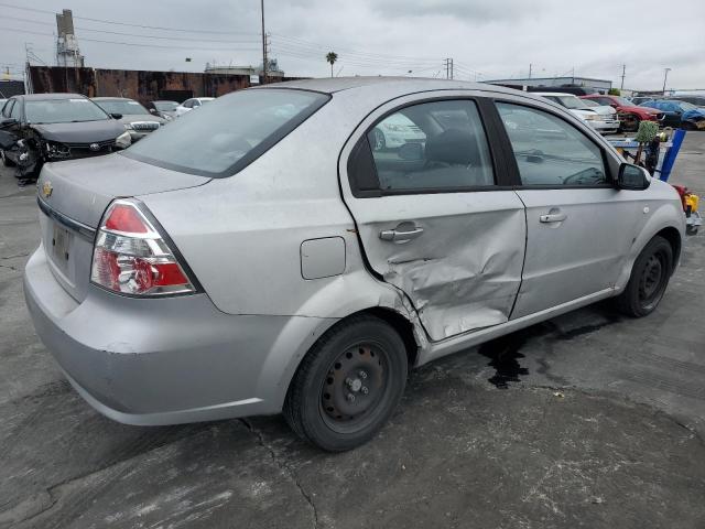 KL1TD56648B013108 - 2008 CHEVROLET AVEO BASE SILVER photo 3