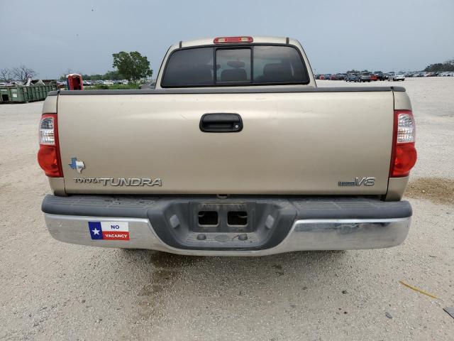 5TBRT34165S466631 - 2005 TOYOTA TUNDRA ACCESS CAB SR5 GOLD photo 6