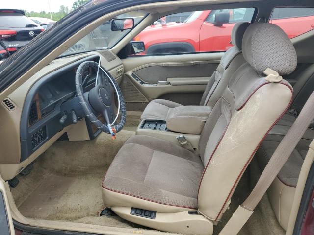 1MEBM60F9HH668413 - 1987 MERCURY COUGAR LS BURGUNDY photo 7