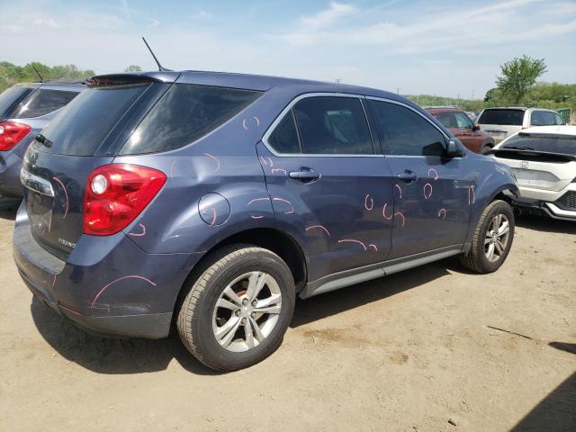 2GNALBEK6D6276916 - 2013 CHEVROLET EQUINOX LS BLUE photo 3