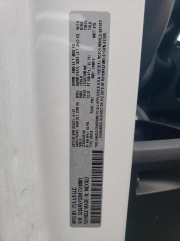 3C6LRVPG3ME548081 - 2021 RAM PROMASTER 2500 HIGH 白色 照片 13