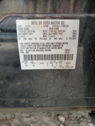 2LMTJ6LR9GBL39789 - 2016 LINCOLN MKX RESERVE BLACK photo 13