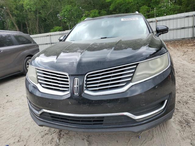 2LMTJ6LR9GBL39789 - 2016 LINCOLN MKX RESERVE BLACK photo 5