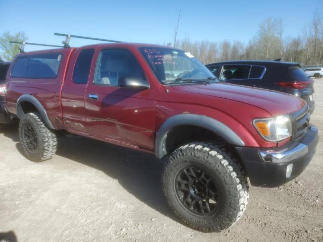 4TAWM72N0YZ606787 - 2000 TOYOTA TACOMA XTRACAB RED photo 4