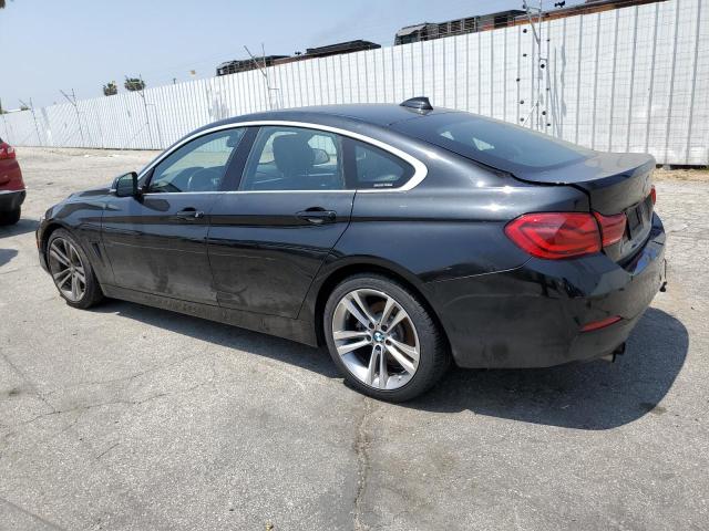 WBA4J1C50JBG76076 - 2018 BMW 430I GRAN COUPE BLACK photo 2