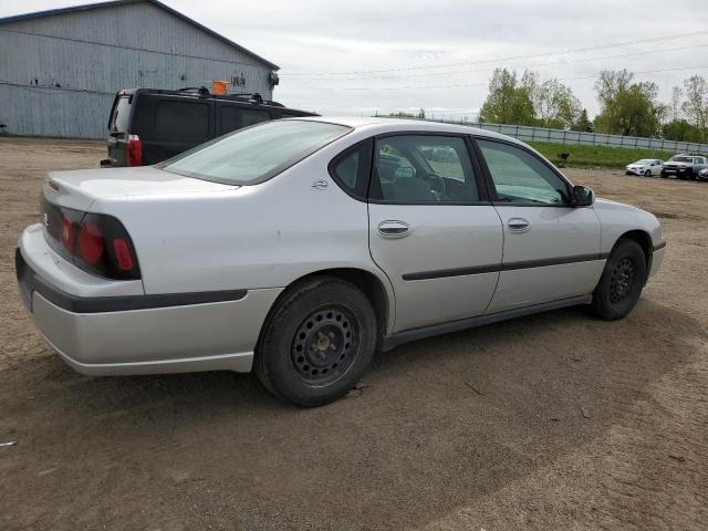 2G1WF52E049327839 - 2004 CHEVROLET IMPALA SILVER photo 3