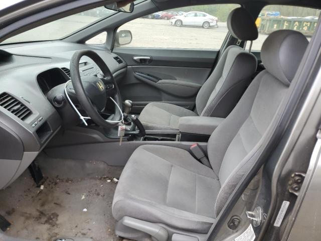 1HGFA15587L100696 - 2007 HONDA CIVIC LX GRAY photo 7