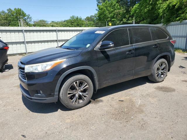 5TDJKRFH0GS321608 - 2016 TOYOTA HIGHLANDER XLE 黑色 照片 1