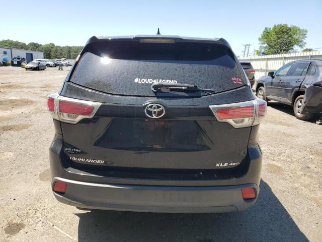 5TDJKRFH0GS321608 - 2016 TOYOTA HIGHLANDER XLE 黑色 照片 6