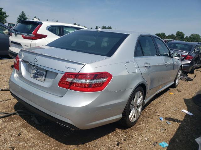 WDDHF9FB5DA771445 - 2013 MERCEDES-BENZ E 400 HYBRID SILVER photo 3