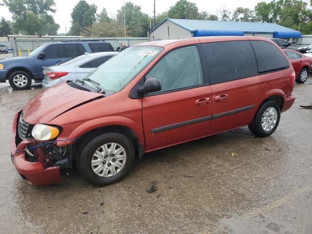 1A4GJ45R07B150189 - 2007 CHRYSLER TOWN & COU LX RED photo 1