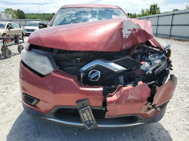 KNMAT2MV2GP645117 - 2016 NISSAN ROGUE S RED photo 5