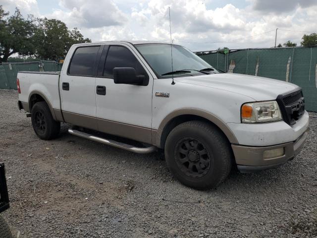 1FTPW125X4KA74838 - 2004 FORD F150 SUPERCREW WHITE photo 4