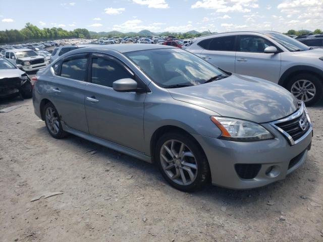 3N1AB7AP1DL709616 - 2013 NISSAN SENTRA S SILVER photo 4