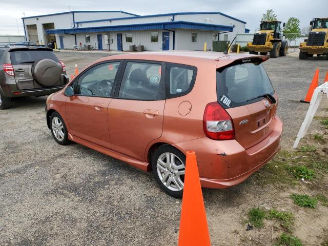 JHMGD37677S060224 - 2007 HONDA FIT S 橙色 照片 2