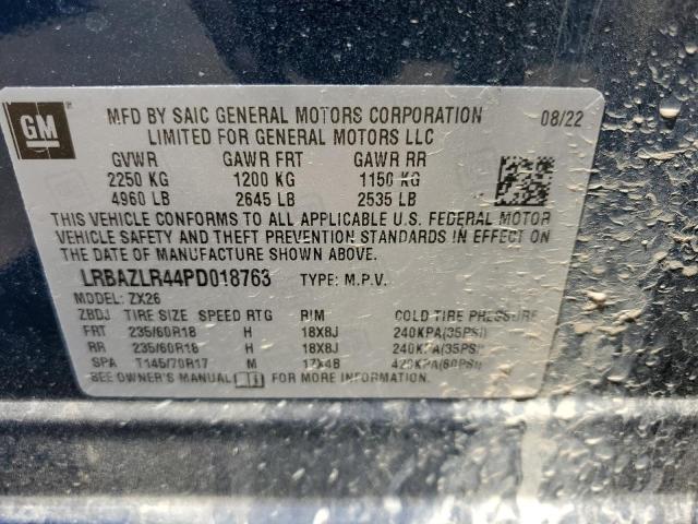 LRBAZLR44PD018763 - 2023 BUICK ENVISION PREFERRED BLUE photo 13