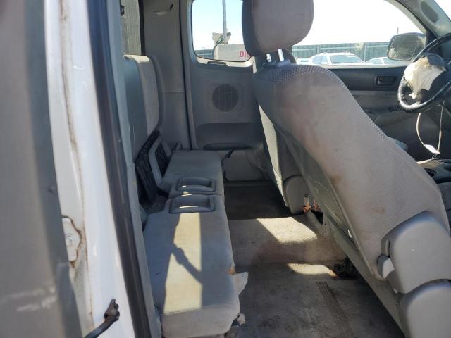 5TETX22N66Z303807 - 2006 TOYOTA TACOMA ACCESS CAB WHITE photo 10