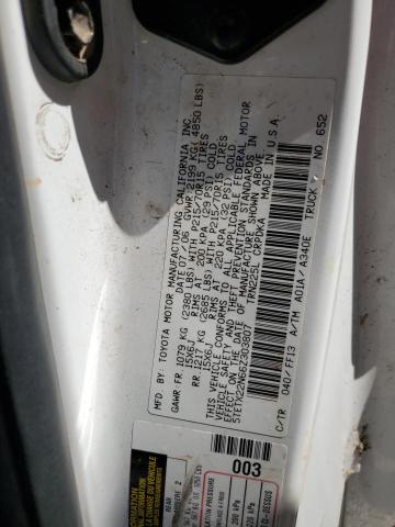 5TETX22N66Z303807 - 2006 TOYOTA TACOMA ACCESS CAB თეთრი ფოტო 12