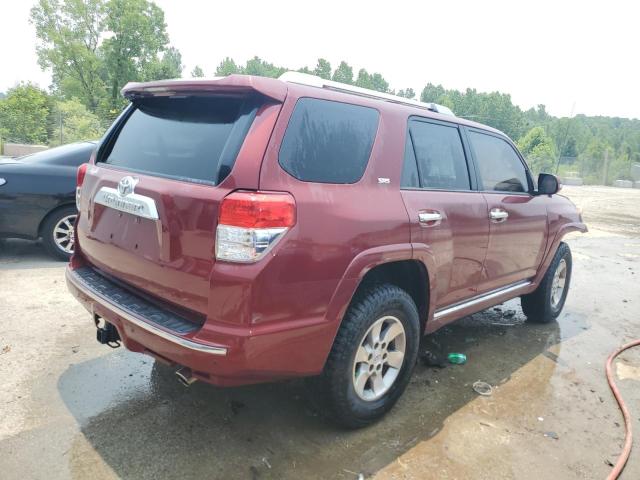 JTEBU5JR2C5086678 - 2012 TOYOTA 4RUNNER SR5 BURGUNDY photo 3