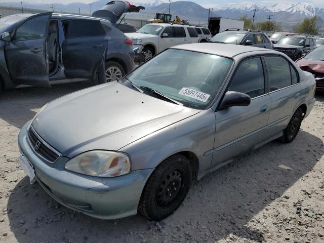 2HGEJ6612YH502054 - 2000 HONDA CIVIC BASE GREEN photo 1