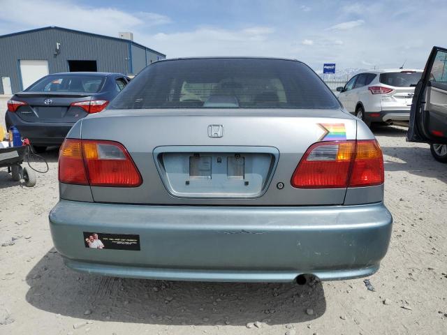 2HGEJ6612YH502054 - 2000 HONDA CIVIC BASE GREEN photo 6