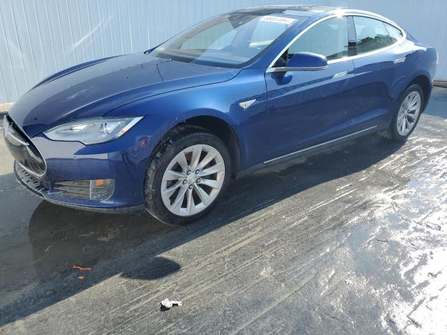 5YJSA1E16GF132897 - 2016 TESLA MODEL S 蓝色 照片 1