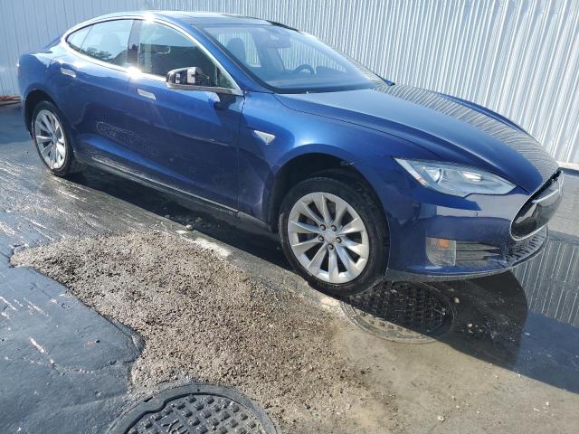 5YJSA1E16GF132897 - 2016 TESLA MODEL S 蓝色 照片 4