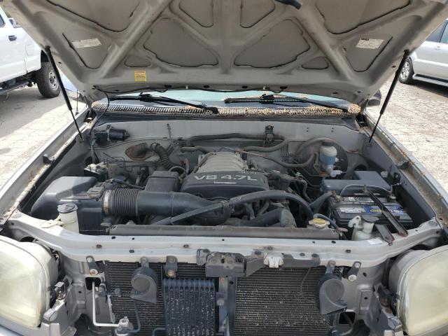 5TBBT44114S442128 - 2004 TOYOTA TUNDRA ACCESS CAB SR5 GRAY photo 11