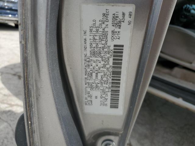 5TBBT44114S442128 - 2004 TOYOTA TUNDRA ACCESS CAB SR5 GRAY photo 12