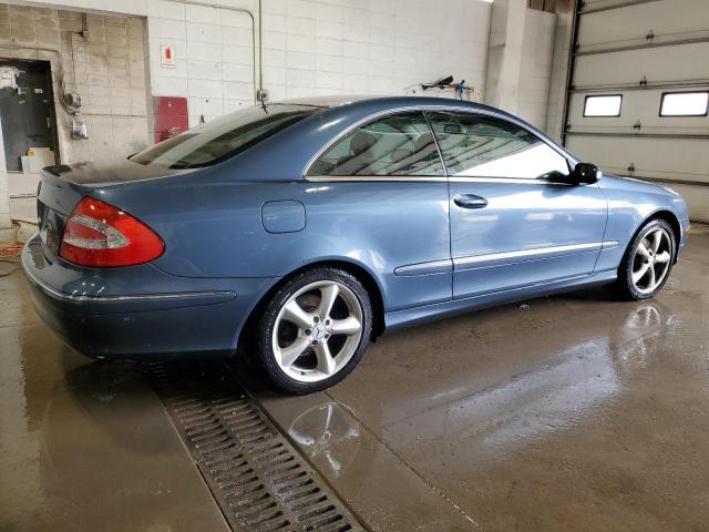 WDBTJ65J15F158669 - 2005 MERCEDES-BENZ CLK 320C BLUE photo 3