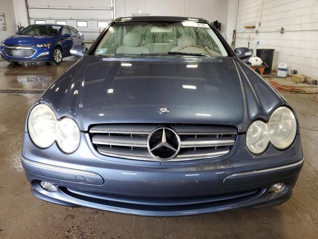 WDBTJ65J15F158669 - 2005 MERCEDES-BENZ CLK 320C BLUE photo 5