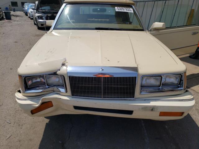 1C3BC55K3GG232346 - 1986 CHRYSLER LEBARON CREAM photo 11