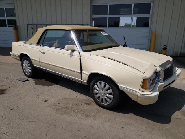 1C3BC55K3GG232346 - 1986 CHRYSLER LEBARON CREAM photo 4