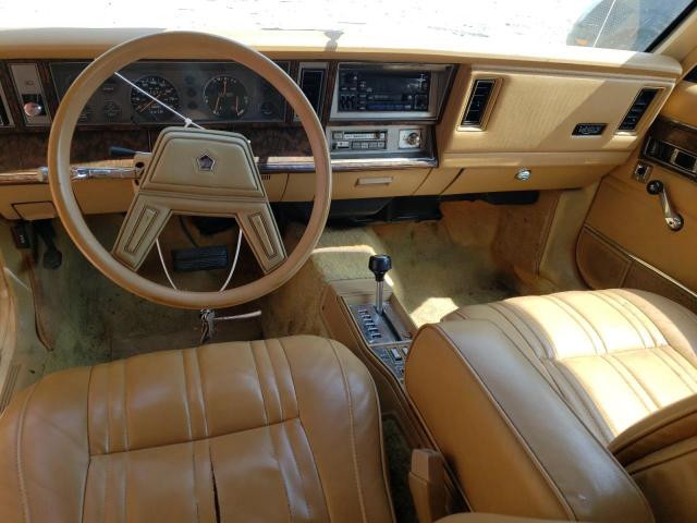 1C3BC55K3GG232346 - 1986 CHRYSLER LEBARON CREAM photo 8