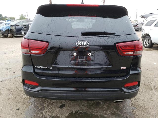 5XYPG4A32KG566748 - 2019 KIA SORENTO L BLACK photo 6