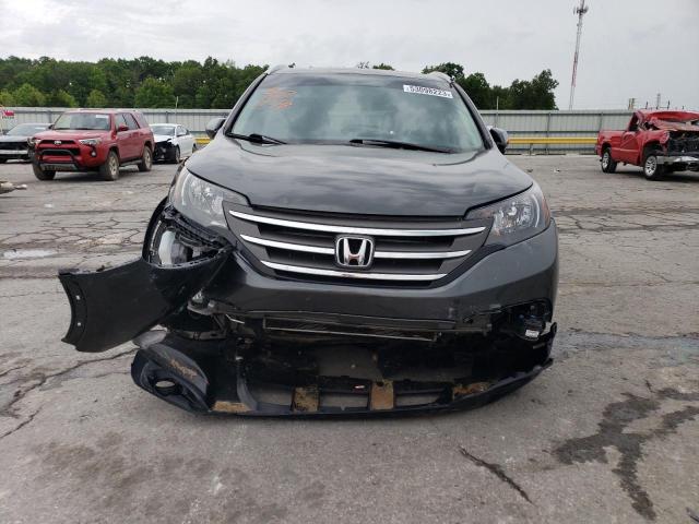 2HKRM4H77EH695284 - 2014 HONDA CR-V EXL GRAY photo 5