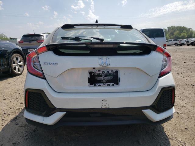 SHHFK7H67KU423103 - 2019 HONDA CIVIC EX WHITE photo 6