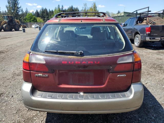 4S3BH675447605710 - 2004 SUBARU LEGACY OUTBACK AWP 红色 照片 6