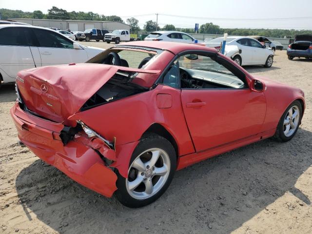 WDBKK65F22F269148 - 2002 MERCEDES-BENZ SLK 320 RED photo 3