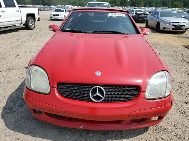 WDBKK65F22F269148 - 2002 MERCEDES-BENZ SLK 320 RED photo 5