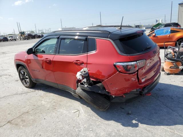 3C4NJDDBXJT356305 - 2018 JEEP COMPASS TRAILHAWK RED photo 2