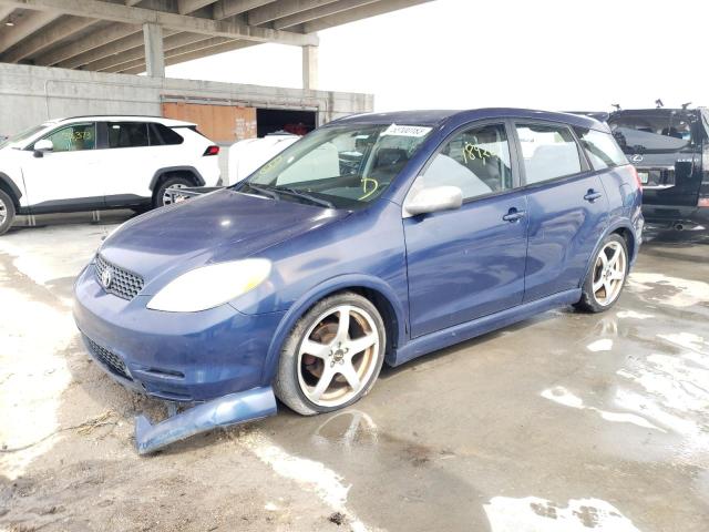 2T1KR32E04C179953 - 2004 TOYOTA COROLLA MA XR BLUE photo 1